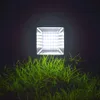 Luz solar ao ar livre com painel solar separável de 16 pés, luz solar LED LED LED para parede de jardim subterrânea