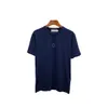 القمصان للرجال Topstoney Designer T-Shirt Embroidery Padge Island Polo Shirt 22ss Stones Tide Cotton Tide Stone Top