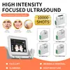 Professionele HIFU Hoge intensiteitsgerichte ultrasone HIFU -machine voor rimpelverwijdering Face Lift verliesgewicht met 3 of 5 cartridges