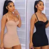 Corset Slimming Shapewear Bodysuits Women Dress Under Skirts Wedding Body Shaper Waist Trainer Full Slip Sexy Underwear Briefer L220802