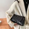 Borsa a tracolla di grande capacità per donna 2021 borsa a tracolla di lusso semplice in pelle morbida borsa a catena di moda da donna