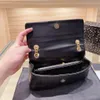 24cm*15cm Party Shopping Dating Shoulder Bags Crossbody Clutch Holds Lipstick Mobile Phone Cosmetics Wallet Buckle Lining Sheepskin 6 color Box Packaging HQY6120