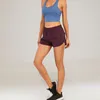 2022 NUOVO Align Lu-07 pantaloncini da yoga da donna fitness running tennis allenamento falso pantaloni corti traspiranti da donna casual ad asciugatura rapida