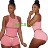 Designer Femmes Survêtements Deux Pièces Pantalons Ensemble Femmes Gilet Shorts Tenues Vêtements D'été Casual Jogger Costume Plus La Taille