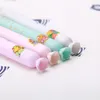 Bolígrafos de Gel, 1 Uds., bonitos colores de caramelo, bolígrafo de modelado de salchicha, papelería escolar para estudiantes Kawaii para niñas, tinta negra creativa de 0,5mm