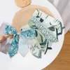 Vintage Satin Hairband Ladies Bag Ribbon Bow Hair Accessories Small Long Versatile Tie Fashion Accessories