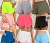 Одежда для йоги 10 цветов Lu Yoga Short Pants Outfit Скрытый карман на молнии Женские спортивные шорты Свободная дышащая повседневная спортивная одежда Упражнения для фитнеса S1204