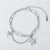 Очарование браслетов корейское дизайн прозрачный кристальный браслет браслет для женщин свадебные украшения для женщин SL275Charm LARS22