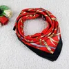 Tiktok net röd het försäljning tryck elegant cravat atmosfär båge solskyddsmedel halsduk vår sommar strand sjal mode halsduk 4lec