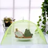 Lace Food Covers Mesh Kitchen Cooking Meal Cover Umbrella Style Anti Mosquito Fruit Vegetable Cover Foldable Table Accessories BH4809 TYJ