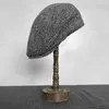 Berets Women Gatsby Flat Hat Winter Winter Well Sboy Hats Hats Herringbone Octagon Capberets Chur22