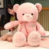 Animali 80/100 cm di alta qualità Teddy Bear Animali di peluche Orso giocattoli di peluche Cuscino per bambole Amanti dei bambini Regalo di compleanno per bambini