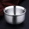 304 Stainless Steel Bowl Double Anti-Scalding Food Container Korean Rice Salad Bowl Ramen Instant Noodles Soup Bowl Metal 220307