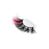 VMAE 5D ملونة OMBRE 25MM MINK EALASHES SIBERIAN MIBERIAN MINKS FUR LASHES SEXY SENCER SERNIMER PRIVATE LONG FLUFFY LASH MIX