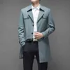 Thoshine Brand Spring Awumn Men Long Trench Coats превосходное качество мужская мода верхняя одежда