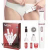 Épilateur 7in1 Perfect Bikini Trimmer Kit Précision Visage Électrique Cheveux pour Femmes Rasoir Micro Visage Corps Garniture Rasage Men220422