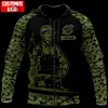 Plstar Cosmos 3dprinted EST Camo Carpenter Nom personnalisé Unique drôle Hrajuku Streetwear Unisexe Sweatshirt zip 1 220714GX