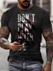 Men's T Shirts Men's T-Shirts Summer T-Shirt Oversized Loose Clothes Retro Short-Sleeved Fashion 3D Printing Youthful Vitality 2022