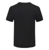 남성 문자 인쇄 T 셔츠 검은 패션 디자이너 여름 고품질 상단 짧은 슬리브 크기 3xl 010