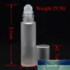 1pc10ml Dicke Milchglasrolle Auf Ätherisches Öl Nachfüllbare Leere Parfümflasche 10cc Edelstahl Glas Roller Ball