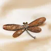 Булавки брошит шарппин страза Dragonfly для женщин -шарф -клипы для женщин -шарфов мужской вечерин