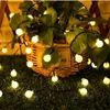 Solar Light Strings Colorful Lanterns Street Outdoor Waterproof Christmas Tree Decoration s String s Y201020