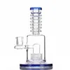 7.5 Inch Hookah Glass Dab Rigs Water Bong Smoke Pipes Tyre Filter 14.4mm Female Joint With High Quality Quartz Banger 4 Colors