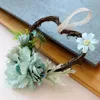 Decorative Flowers & Wreaths Wedding Flower Wreath Heart-Shaped Spring Hanging Party Wall Window Home Decoration 6 InchDecorative