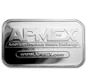 100 pièces/lot DHL échange de métaux précieux américains APMEX 1 Oz barre d'argent non magnétique GG020 meilleure qualité