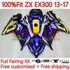 FATINAS DE INJEÇÃO PARA KAWASAKI NINJA ZX300 ZX3R EX ZX 3R 300R ZX-300R 13-17 35NO.11 EX300R ZX-3R ZX300R 13 14 15 16 17 EX-300