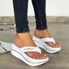 Sandals Women039s Plafrom Summer Slippers Ladies SlipOn Flip Flops Shoes Leather Peep Toe Women Sandalias Zapatos Mujer7304336