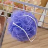 Enfants éponge de bain fleurs éponges maille pouf nylon loofahs petite boule de douche