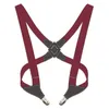 Mens Suspenders Justerbara hängslen x Form Elastisk remsida klipp över vuxna suspensoriobyxor Apparel Accessories 2205264023291