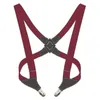 Mens Suspenders Justerbara hängslen x Formelastisk remsida klipp crossover Vuxen Suspensorio byxor Apparater 220526