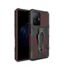 Capas à prova de choque de clipe de metal de metal para Xiaomi Poco M4 Pro 5g Redmi Nota 11 Mi 11t Pro Kickstand TPU Voltar Capa Coke Fundas