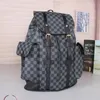 Novo designer masculino e feminino Mackpack Leatra Sentir mochila de ponta de grande capacidade de cor sólida versátil