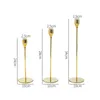 Candle Holders Simple Golden High-footed Metal Wedding Decoration Bar Party Living Room Decor Home Table CandlestickCandle