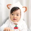 Mützen Hüte Beanie-Mütze Auffälliger Plüsch Atmungsaktiver Säugling Winter Warm Unisex Geborene Mützen Baby für den täglichen GebrauchKappen