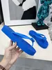 Designer Sandals Womens flip flops Slippers Made of Dark Blue Tech Fabric Luxurious Sneakers Lightweight and Comfortable Rubber Sole Sandals
