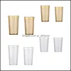 Muggar Drinkware Kitchen Dining Bar Home Garden 8pcs/ Set Acrylic Beer Drinking Cups Water Mug Cup Party Accessories Drop Deli DHHSP