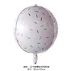 22 Zoll Folie Ballon Dekoration Süßigkeiten Farbe 4D Cartoon Aluminium Film Balloons Geburtstagsfeier Dekorationen Partyzubehör