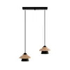 Lampes suspendues nordique japonais moderne lumières créative en bois fer salle à manger lampe suspendue pour vivre E27Pendant