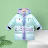 Teenager Girls Coat Winter Bright Colors Quilted Down Jacket Toddler Kids Thick Warm Outfit Childrens Clothing 3 4 6 8 10 Year J220718