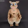 Mascote boneca traje gigante canguru mascote traje adulto anime kits mascotte carnaval trajes inflável canguru mascote trajes