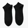 Men's Socks Men's Brand 5Pairs/Lot Men's Summer Thin Breathable Solid Color Cotton Sweat-absorbing Man Cycling High