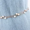 Pasy moda retro perła talia dla kobiet w pasie metalowy łańcuch Belk