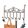 Clothing & Wardrobe Storage Punch-Free Door Rear Hook Rack Wall-Mounted Nail-Free Back Type Hanger Clothes Coat RackClothing