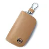 PU Leather Car Key Wallets Men Key Holder Housekeeper Keys Organizer with Key Chain Car accessories Set of Keys Cover