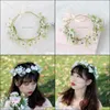 Headbands Hair Jewelry Bridesmaid Flower Wedding Wreaths Bridal Crown Beach Hawaii Garland Floral Headpieces Drop Delivery 2021 Dqjtp