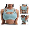 Yoga outfit Cloud Dide Women Sports BH Plus Size Sexig gym Skjorta Fitness Crop Top Athletic Workout Vest Push Up Underwear Sportswearyoga